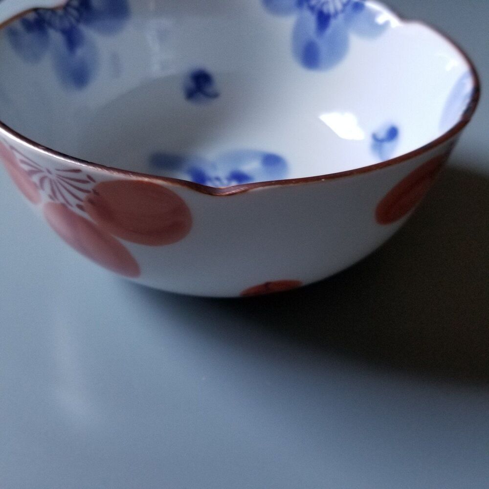 Vintage japanese hand painted china imari bowl - Picture 3 of 9